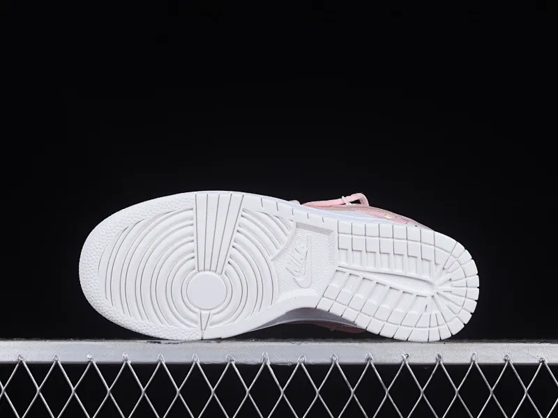 All categories Nk SB Dunk series Nk SB Dunk Low low-top sneakers Nk Dunk Low Year of the Rabbit limited edition Cute girly pink customized version of deconstructed strap casual sneakers DH9765-100